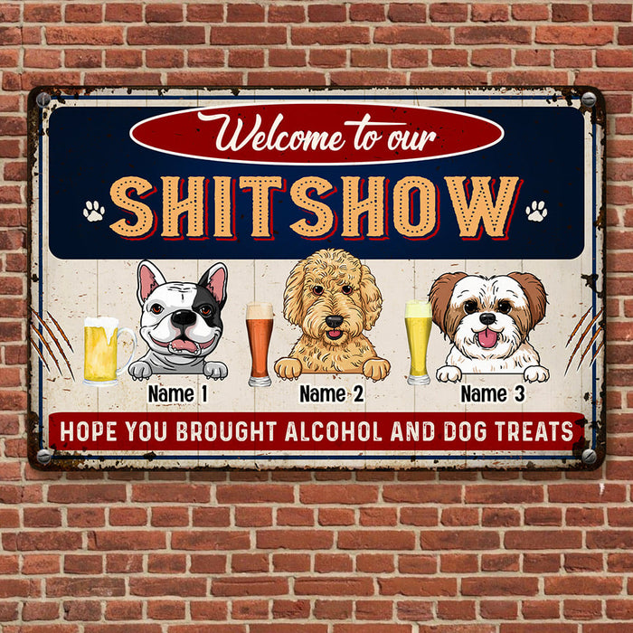 Personalized Dog Show Welcome Metal Sign DB3110 81O53 1