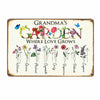 Personalized Grandma Love Garden Metal Sign DB311 24O58 1