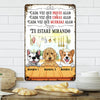 Personalized Kitchen Dog Spanish Cocina Perro Metal Sign DB316 26O53 1