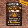 Personalized Fire Pit Backyard Hoguera Patio Trasero Spanish Metal Sign DB314 87O36 1