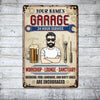 Personalized Grandpa Dad Garage Man Cave Metal Sign DB317 87O53 1