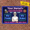 Personalized Grandpa Garage Man Cave Metal Sign DB3110 87O34 1