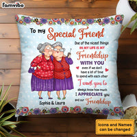 Personalized Gift For Old Friend How Much I Appreciate You Pillow 30926 thumb 1