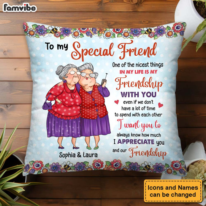 Personalized Gift For Old Friend How Much I Appreciate You Pillow 30926 1
