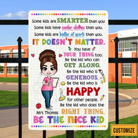 Personalized Teacher Classroom Metal Sign DB3115 81O47 thumb 1