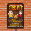Personalized Outdoor Decor Fire Pit Metal Sign DB315 30O24 1
