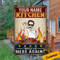 Personalized Indoor Decor Kitchen Family Metal Sign JR33 85O36 thumb 1