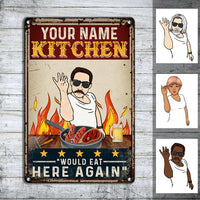 Personalized Indoor Decor Kitchen Family Metal Sign JR33 85O36 thumb 1