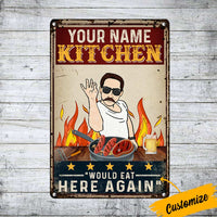 Personalized Indoor Decor Kitchen Family Metal Sign JR33 85O36 thumb 1