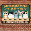 Personalized Outdoor Decor Cat Metal Sign JR32 30O53 1