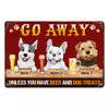 Personalized Outdoor Decor Dog Metal Sign JR31 26O53 1