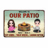 Personalized Outdoor Decor Patio Porch Metal Sign JR32 95O58 1