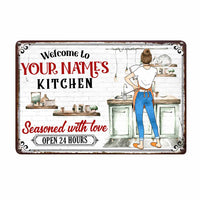 Personalized Indoor Decor Kitchen Metal Sign JR32 26O58 thumb 1