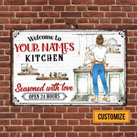 Personalized Indoor Decor Kitchen Metal Sign JR32 26O58 thumb 1