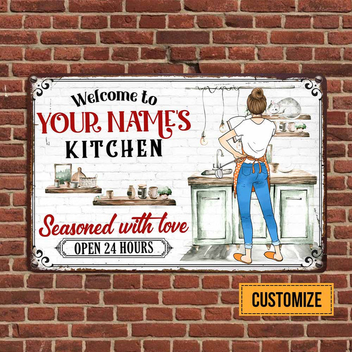 Personalized Indoor Decor Kitchen Metal Sign JR32 26O58 1