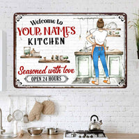 Personalized Indoor Decor Kitchen Metal Sign JR32 26O58 thumb 1