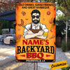 Personalized Outdoor Decor Backyard Metal Sign JR31 23O57 1