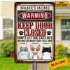 Personalized Outdoor Decor Cat Metal Sign JR34 23O23 1