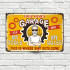 Personalized Indoor Decor Garage Metal Sign JR35 23O23 1