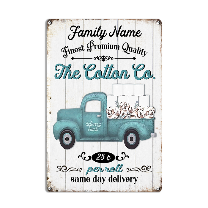 Personalized Indoor Decor Metal Sign JR33 26O23 1