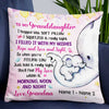 Personalized Elephant Granddaughter Hug This Pillow JR35 81O47 thumb 1