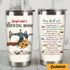 Personalized Sewing Room Rules Steel Tumbler DB149 81O47 1
