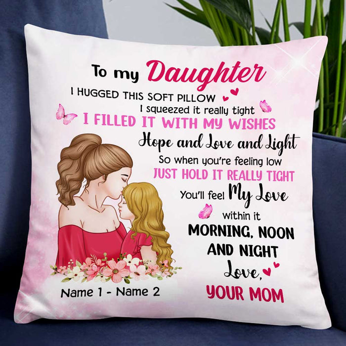 Personalized Daughter Hug This Pillow JR34 81O47 1