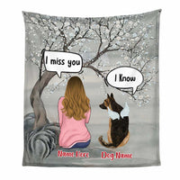 Personalized Dog Memo Christmas Watching Blanket OB252 81O34 thumb 1