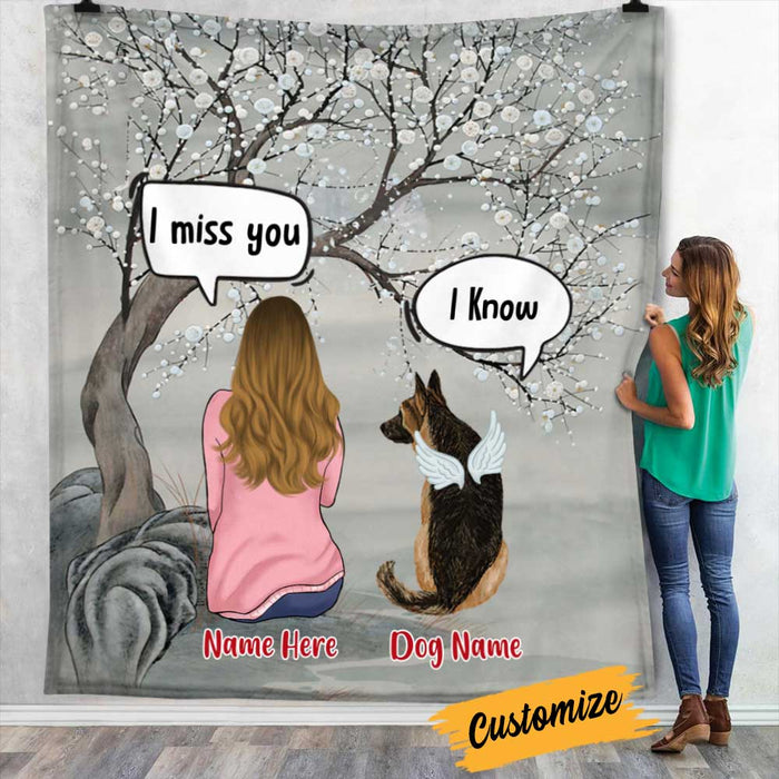 Personalized Dog Memo Christmas Watching Blanket OB252 81O34 1
