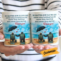 Personalized Old Couple Mug DB116 87O34 thumb 1