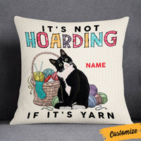 Personalized Love Crochet Cat Pillow JR36 85O36 thumb 1