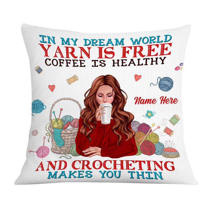 Personalized Love Crochet Pillow JR35 26O36 1
