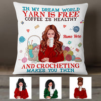 Personalized Love Crochet Pillow JR35 26O36 thumb 1