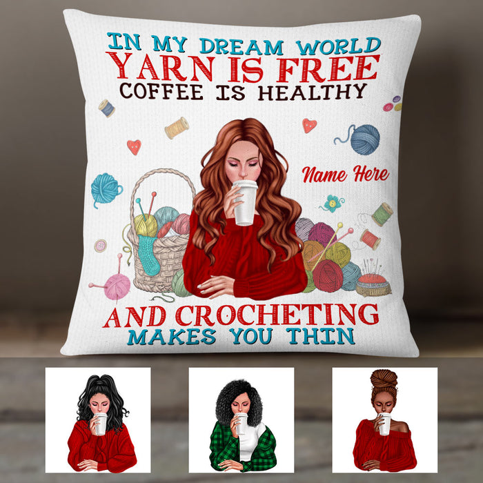 Personalized Love Crochet Pillow JR35 26O36 1