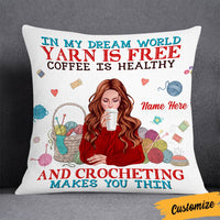 Personalized Love Crochet Pillow JR35 26O36 thumb 1