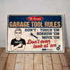 Personalized Dad Garage Tool Rules Poster DB272 81O58 1
