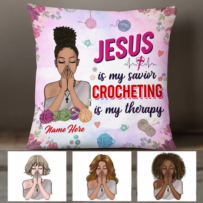 Personalized Love Crochet Pillow JR36 26O36 1