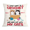 Personalized Love Crochet Cat Pillow JR37 85O36 1