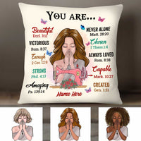 Personalized Love Sewing You Are Pillow JR310 30O34 thumb 1