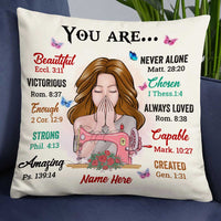 Personalized Love Sewing You Are Pillow JR310 30O34 thumb 1