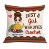 Personalized Love Crochet Pillow JR38 85O23 1