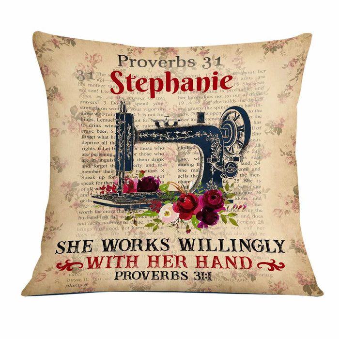 Personalized Love Sewing Pillow JR312 30O23 1