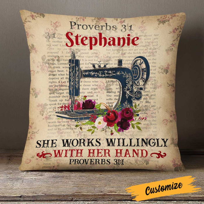 Personalized Love Sewing Pillow JR312 30O23 1