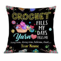 Personalized Love Crochet Pillow JR37 23O23 thumb 1