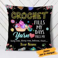 Personalized Love Crochet Pillow JR37 23O23 thumb 1