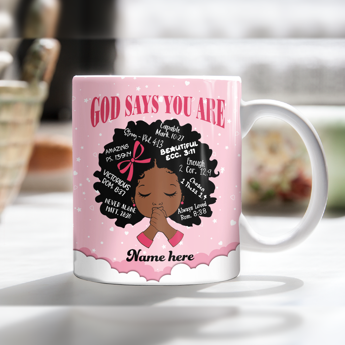 Personalized Baby BWA God Says You Are Mug DB91 85O24 1