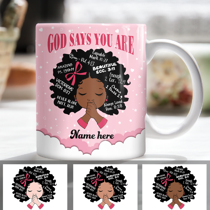 Personalized Baby BWA God Says You Are Mug DB91 85O24 1