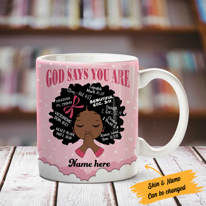 Personalized Baby BWA God Says You Are Mug DB91 85O24 1