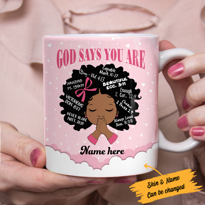 Personalized Baby BWA God Says You Are Mug DB91 85O24 1