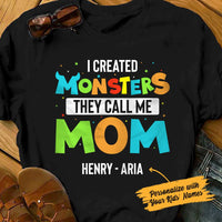 Personalized Mom Monster T Shirt JN165 95O36 thumb 1